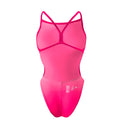Costume intero donna da allenamento NEW YORK 001NF - Fucsia, vista posteriore
