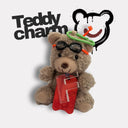 Teddy Charm - Tavoletta + Lettera Cioccolato — portachiavi, BONESWIMMER Made in Italy