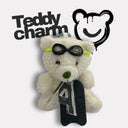 Teddy Charm - Tavoletta + Lettera Bianco — portachiavi, BONESWIMMER Made in Italy