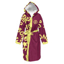 Accappatoio - 19AC Burgundy Logo Burro