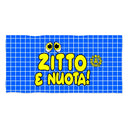 Telo grande in microfibra 340T - Zitto E Nuota — telo in microfibra, BONESWIMMER Made in Italy