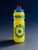 Borraccia Sport 750 Ml - BONESWIMMER Gialla Logo Turchese — borraccia sport, BONESWIMMER Made in Italy