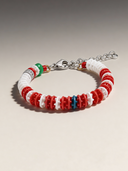 Bracciale Corsia Victory 607 Rosso Dominante — portachiavi, BONESWIMMER Made in Italy