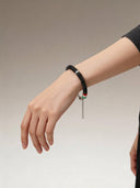 Bracciale Corsia Victory 613 Total Black vista 2 — portachiavi, BONESWIMMER Made in Italy