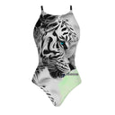 Costume intero donna da allenamento IBIZA 190IF - Tigre — costume intero da nuoto, BONESWIMMER Made in Italy