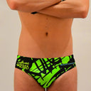 Slip da nuoto uomo da allenamento H2OTTO 382HF - Bad vista 2 — costume da nuoto uomo, BONESWIMMER Made in Italy