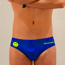 Slip da nuoto uomo da allenamento H2OTTO 383HF - Use Your Smile vista 2 — costume da nuoto uomo, BONESWIMMER Made in Italy