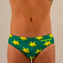 Slip da nuoto uomo da allenamento H2OTTO 384HF - Stelle Marine vista 2 — costume da nuoto uomo, BONESWIMMER Made in Italy