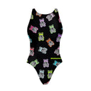 Costume intero bambina da allenamento PINUP 490PF - Abibò — costume intero da nuoto, BONESWIMMER Made in Italy