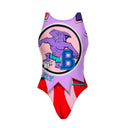 Costume intero bambina da allenamento PINUP 493P - Fly — costume intero da nuoto, BONESWIMMER Made in Italy