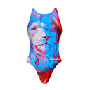 Costume intero donna da allenamento PINUP 510P - King, vista frontale
