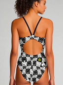 Costume intero donna da allenamento IBIZA 237I - Fumetto, dettaglio del modello