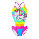 Costume intero donna da mare Dega L028DF - Ponycorno, vista frontale