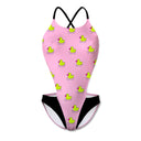 Costume intero donna da mare Dega L027DF - Paperotte, vista frontale