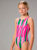 Costume intero bambina da allenamento PINUP 536PF - Baddie