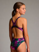 Costume intero bambina da allenamento PINUP 555PF - Demetra, vista posteriore