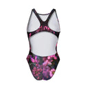 Costume intero donna da allenamento PINUP 546PF - Black Panther, vista posteriore