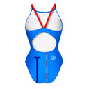 Costume intero donna da allenamento IBIZA 236I - Nuoto, vista posteriore