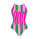 Costume intero donna da allenamento IBIZA 233IF - Baddie, dettaglio del modello