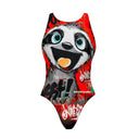 Costume intero bambina da allenamento PINUP 540P - Bradipo — costume intero da nuoto, BONESWIMMER Made in Italy