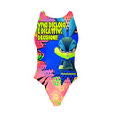 Costume intero donna da allenamento PINUP 538PF - Bunny