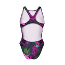 Costume intero bambina da allenamento PINUP 555PF - Demetra, vista posteriore