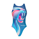 Costume intero donna da allenamento PINUP 551PF - Puma vista 3 — costume intero da nuoto, BONESWIMMER Made in Italy
