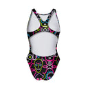 Costume intero donna da allenamento PINUP 548PF - Skull tribe