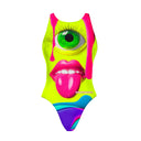 Costume intero donna da allenamento PINUP 535PF - Slime vista 3 — costume intero da nuoto, BONESWIMMER Made in Italy
