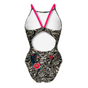 Costume intero donna da allenamento IBIZA 231I - Tattoo vista 4 — costume intero da nuoto, BONESWIMMER Made in Italy