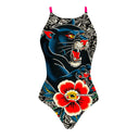 Costume intero donna da allenamento IBIZA 231I - Tattoo vista 3 — costume intero da nuoto, BONESWIMMER Made in Italy
