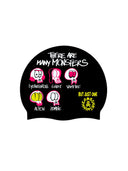 Cuffia silicone - Monster — cuffia da nuoto, BONESWIMMER Made in Italy