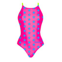 Trainings-Einteiler für Damen IBIZA 245IF - Fuchsia mit blauem Stern