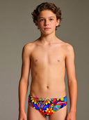 Slip da nuoto bambino da allenamento H2OTTO 435HF - Blue Skull