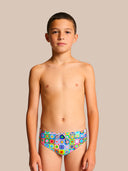 Kinder-Trainings-Schwimmhose H2OTTO 442HF - Pop Quadrate
