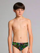 Slip da nuoto bambino da allenamento H2OTTO 436HF - Skull tribe