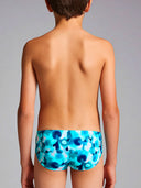 Slip da nuoto bambino da allenamento H2OTTO 425HF - Camouflage, vista posteriore