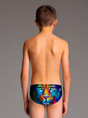 Slip da nuoto bambino da allenamento H2OTTO 437H - Macchia