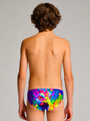 Slip da nuoto bambino da allenamento H2OTTO 424HF - Rooster, vista posteriore