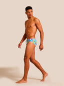 Trainings-Badehose für Herren H2OTTO 442HF - Pop Squares