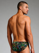 Slip da nuoto uomo da allenamento H2OTTO 436HF - Skull tribe