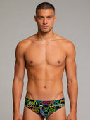 Slip da nuoto uomo da allenamento H2OTTO 436HF - Skull tribe