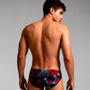 Slip da nuoto uomo da allenamento H2OTTO 419H - Teschio Cremisi — costume da nuoto uomo, BONESWIMMER Made in Italy