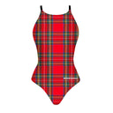 Costume intero donna da allenamento IBIZA 227I - Tartan, vista frontale