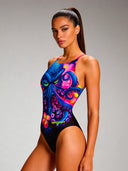 Costume intero donna da allenamento IBIZA 243IF - Polpoctus, vista frontale