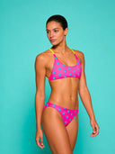 Damen Trainingsbikini MAUI 184MF - Fuchsia Blausterne