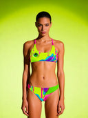 Bikini donna da allenamento Maui 173MF - Slime, vista frontale