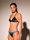 Top bikini donna da allenamento BONDI 003B - Nero