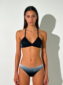 Top bikini donna da allenamento BONDI 003B - Nero