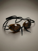 Occhialini Svedesi con silicone Soft Frame - Marrone — occhialini da nuoto, BONESWIMMER Made in Italy